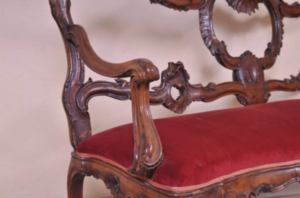 Italian baroque sofa, Venice, 18th century - Image 3