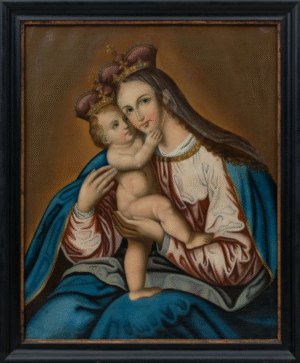 Ismeretlen festő: Madonna a gyermek Jézussal