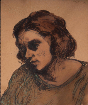 Perlmutter Izsák (1866–1932): Női portré