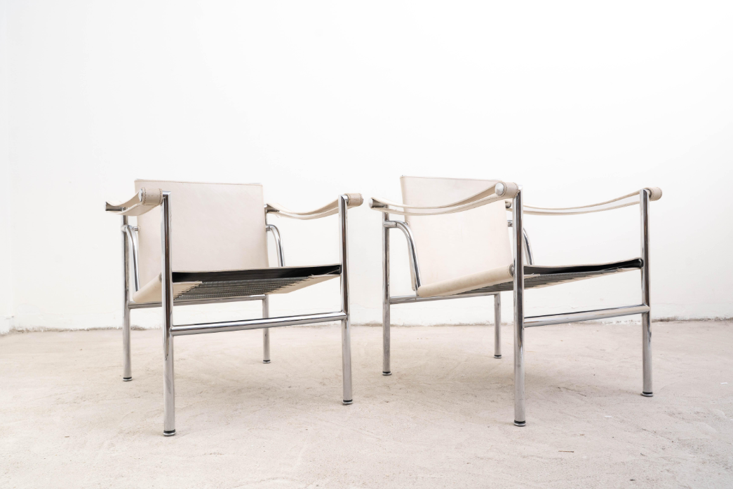 Le Corbusier LC1 Sesselpaar – Cassina – Bild 2