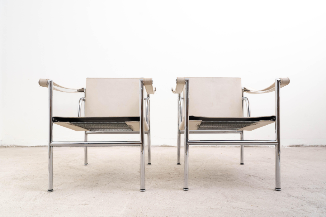 Le Corbusier LC1 Sesselpaar – Cassina – Bild 10