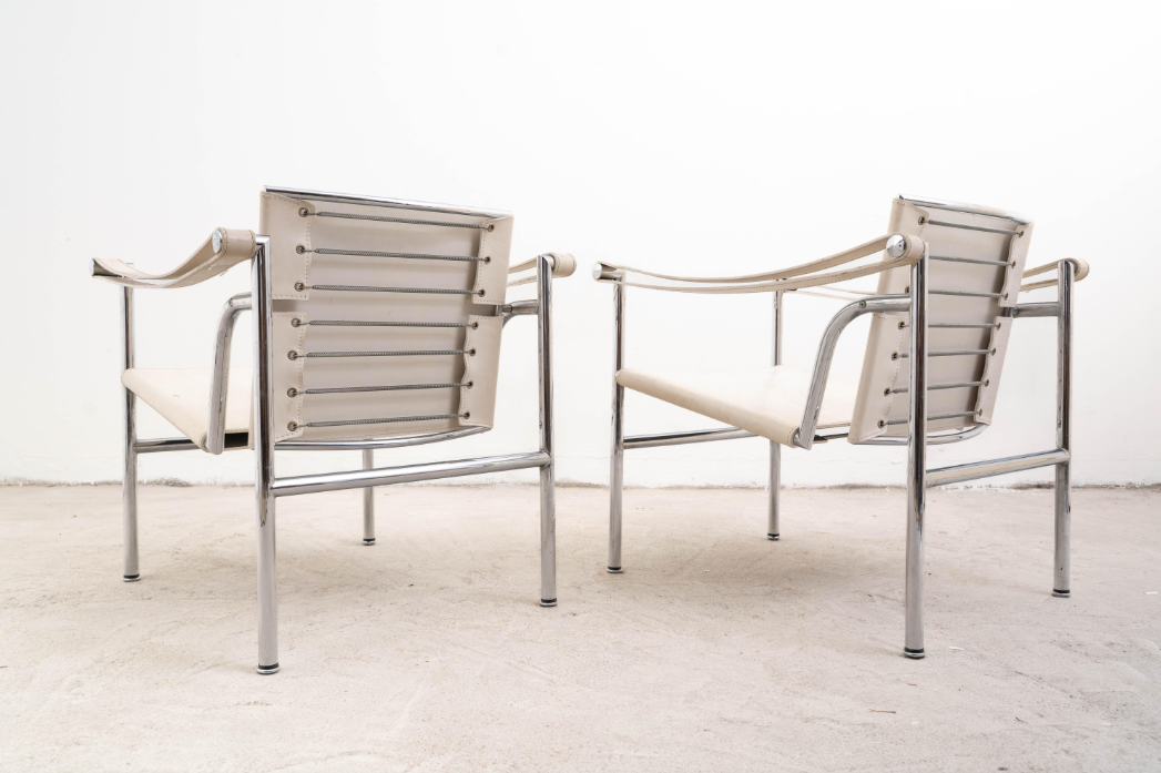Le Corbusier LC1 Sesselpaar – Cassina – Bild 7