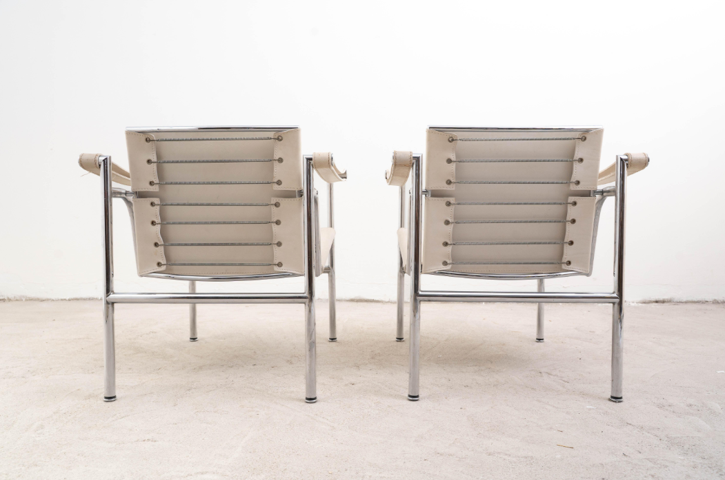 Le Corbusier LC1 Sesselpaar – Cassina – Bild 6