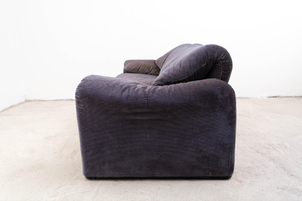 Zweisitzer-Sofa „Maralunga“ von Vico Magistretti – Cassina, 1970er Jahre – Bild 5