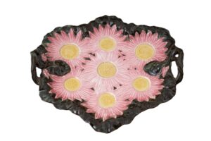 Zsolnay Floral-Patterned Decorative Plate