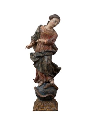 Barokk Szeplőtelen Fogantatás (Immaculata) szobor