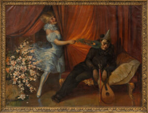 Bernáth Ilma (1891–1961): Commedia dell’Arte alakok – Pierrot és Columbina